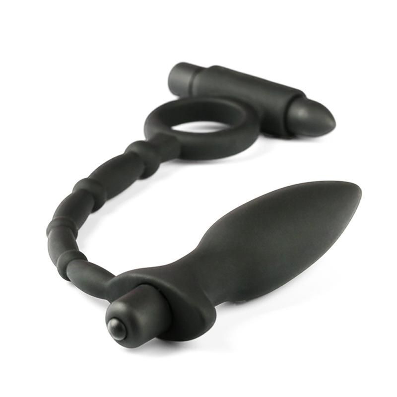Titan Vibrating Cock Ring Anal Plug