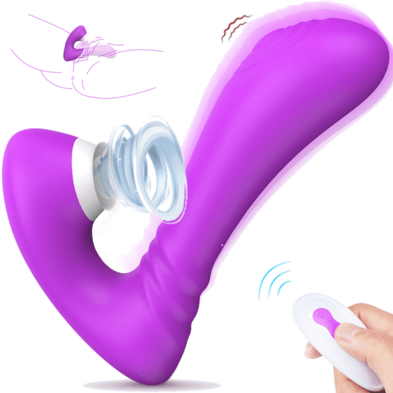 Nemesis™ Sucking and Pulsating Vibrator Nemesis™ Sucking and Pulsating Vibrator