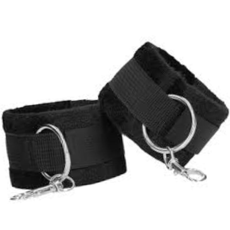 PlayTease: Black Velcro Wrist or Ankle Cuffs