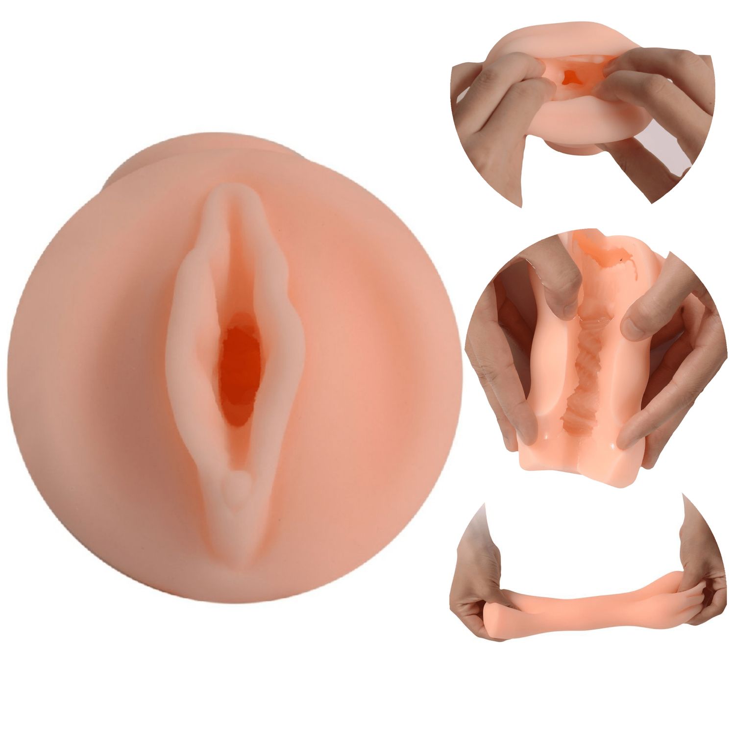 Realistic Soft Stretch Vagina Mastrubator