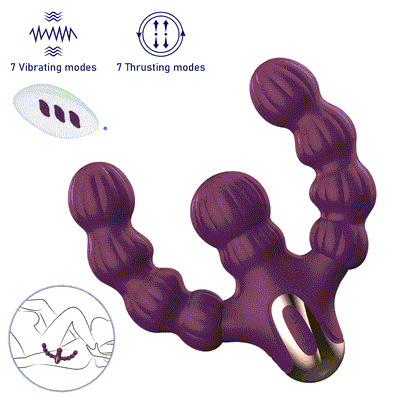 Double Bliss Dual Vibrator With Remote Control Double Bliss Dual Vibrator With Remote Control