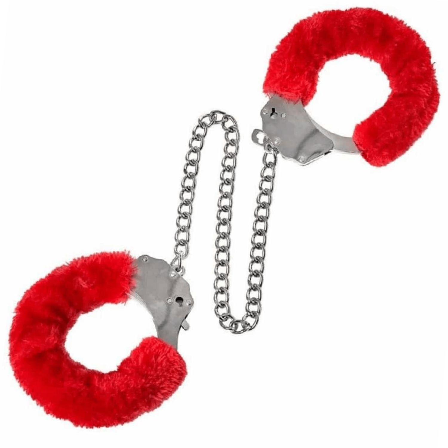 Long  Ankle Chain Fluffy Cuffs