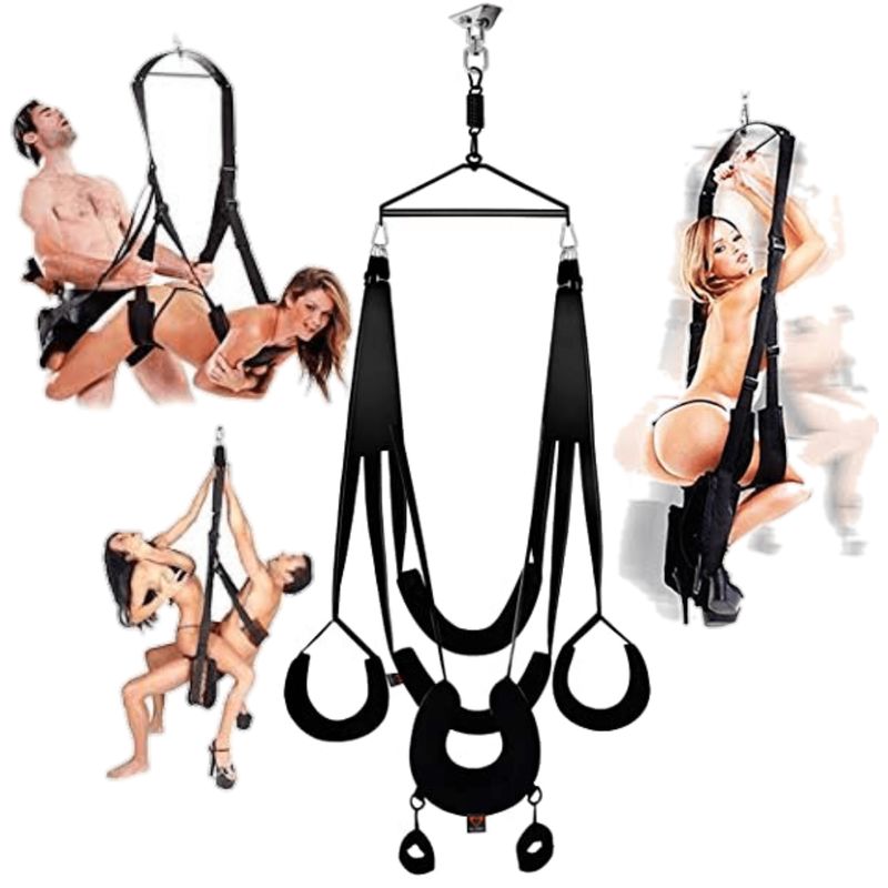 Luxury Comfort Sex Swing: Steel Frame &amp; Sex Swivel Swing