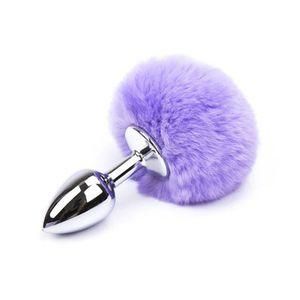 Pom Pom Metal Anal Plug