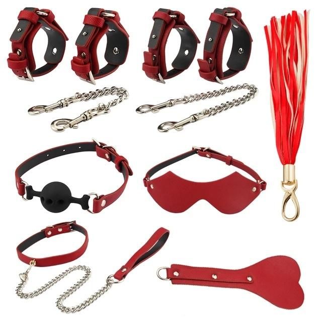 Premium Leather Bondage Set Premium Leather Bondage Set
