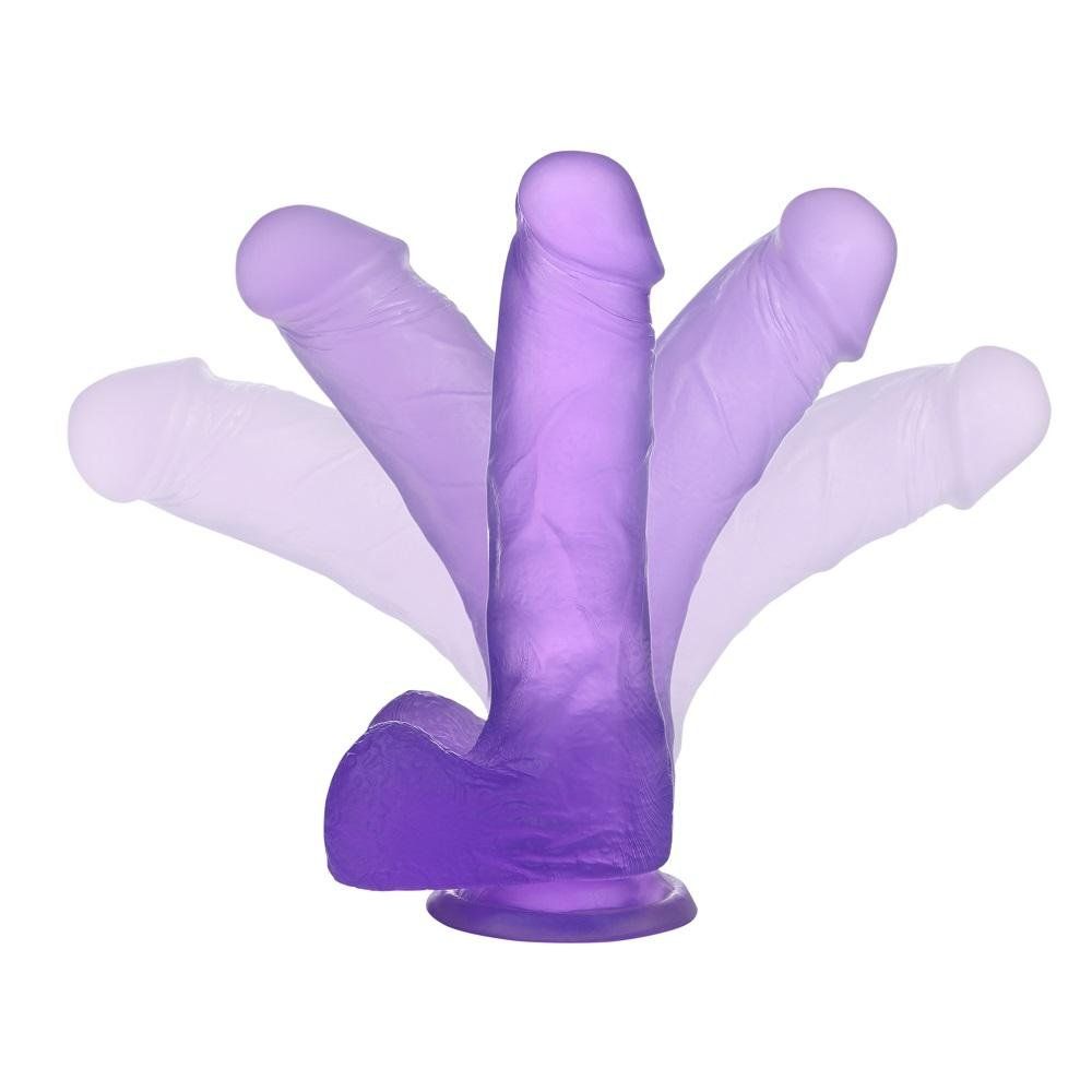 Purple Erotic Pleasure Dildo 17.5cm