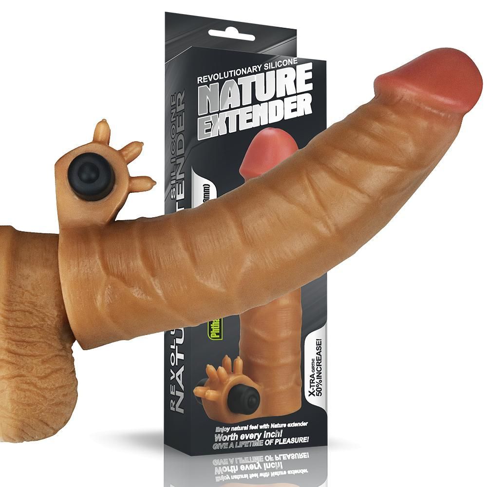 Real Feel Vibrating Penis Sleeve from Germany +50%