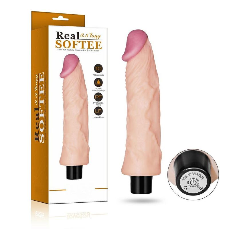 Real Feel Vibrating Dildo