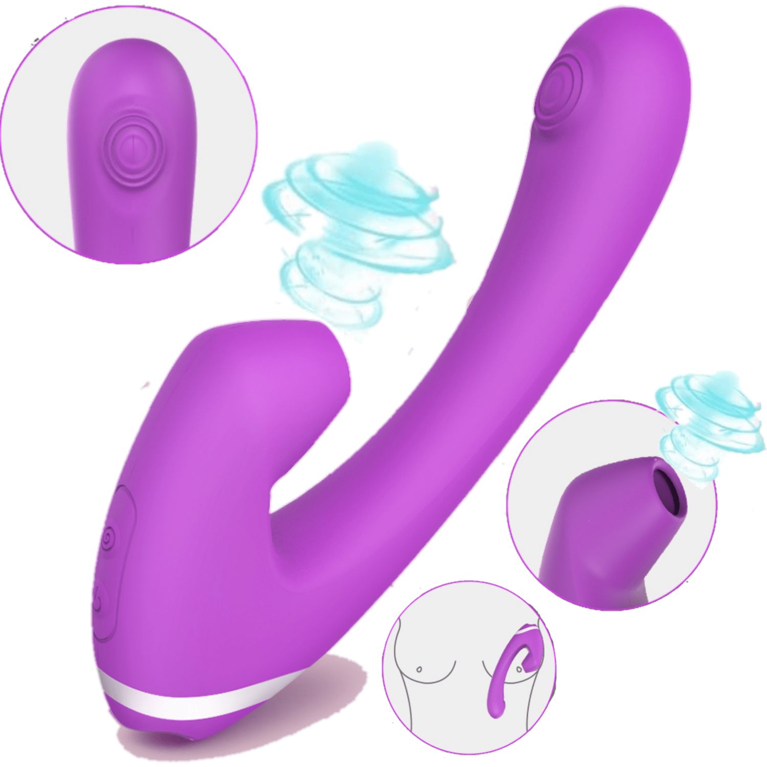 Royal Supreme® Bio Air Vibrator 3 in 1