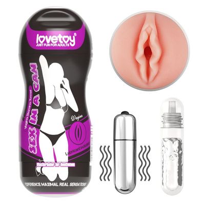 Vibrating Realistic Vagina Masturbator