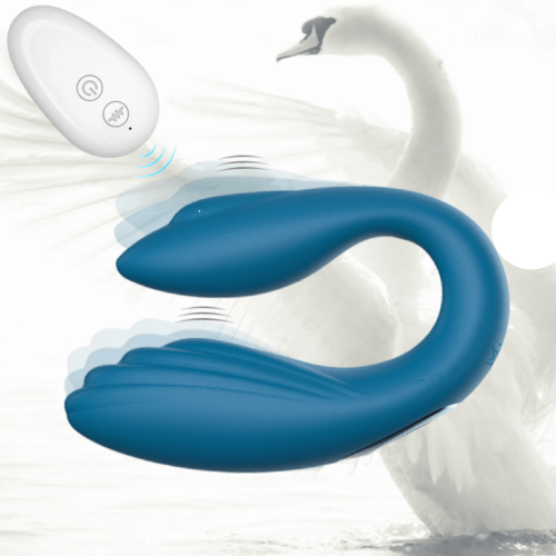 Swan Couple Vibrator &amp; Remote Control