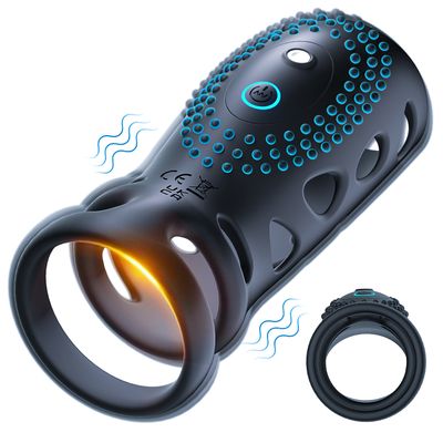 Penis Grip Vibrating Cock Sleeve