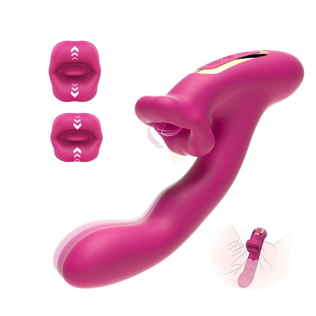 Romantic Lips 2 in 1 multifunctional vibrator
