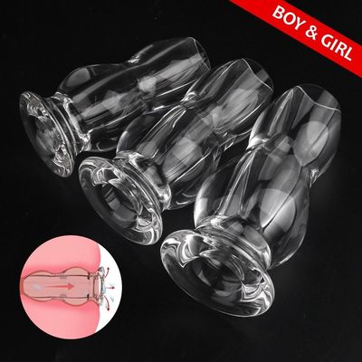 Hollow Invisible Anal Butt Plug Set
