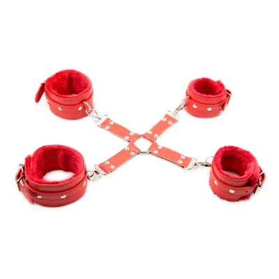 All Night Long: Premium Steady Red BDSM 5 Piece Kit