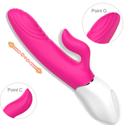 3 in 1 Venus Vibe : Thrusting Pulsating Vibrator