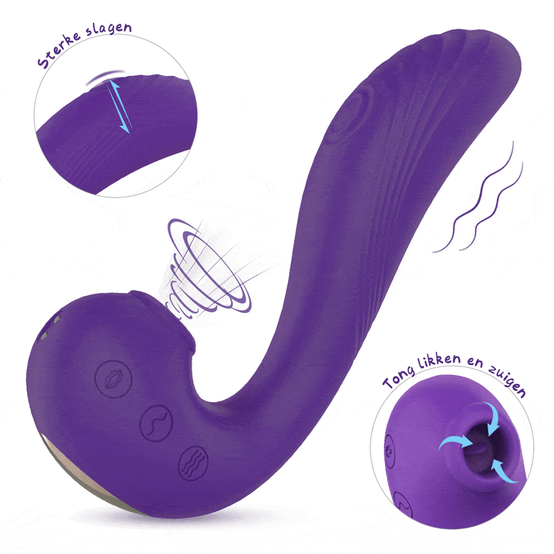 Echo 3 in 1 Clitoral Sucking Vibrator