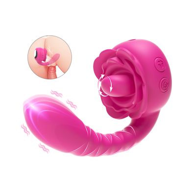 Blooming Sensation 2 in 1 Licking Vibrator