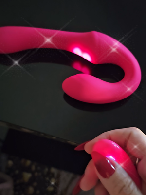 Adult Luxury Strapless Strap-on Dual Vibrator