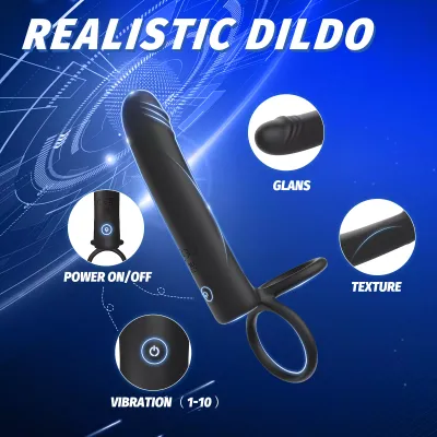 Cruise Delight Heating Anal Vibrator Cock Ring