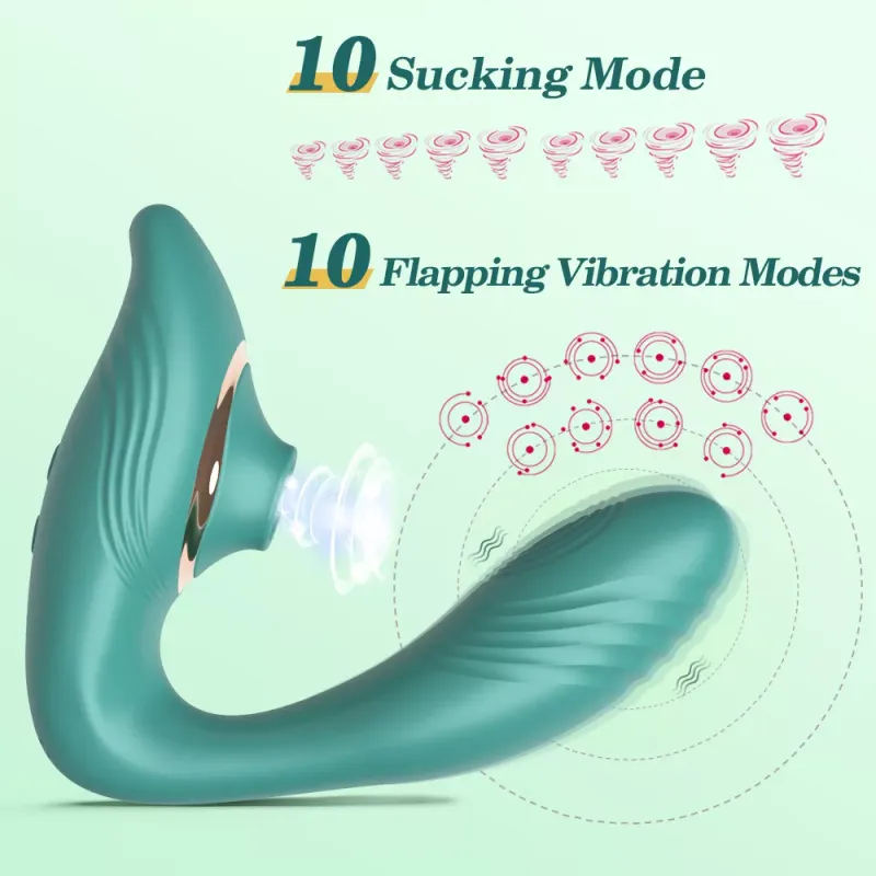 Mercury Xplosion Multifunction Flapping Vibrator