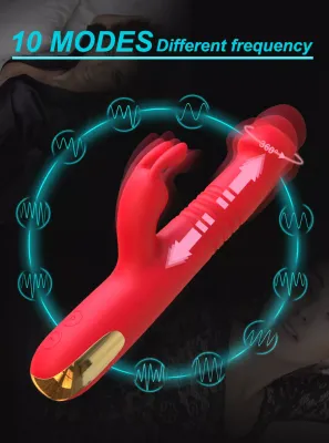 Valentine™ Thrusting & Heating Rabbit Vibrator