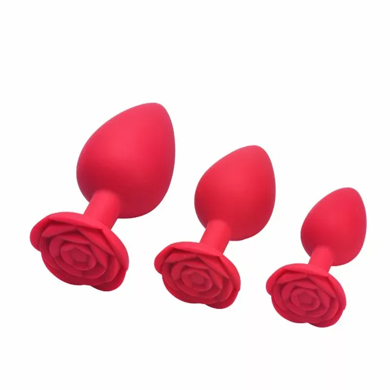 Rosebud Pro Anal Silicone Premium Butt Plug Set