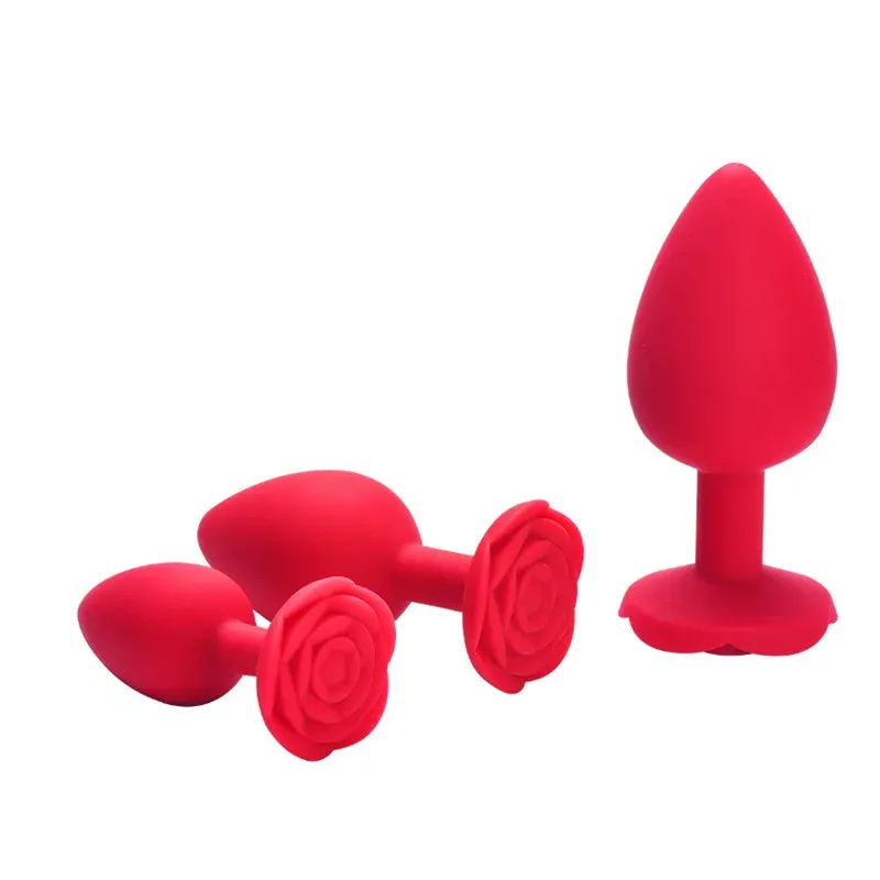 Rosebud Pro Anal Silicone Premium Butt Plug Set