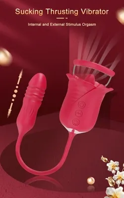 Rose DeLux Pro Suction G-Spot Clitoris Vibrator