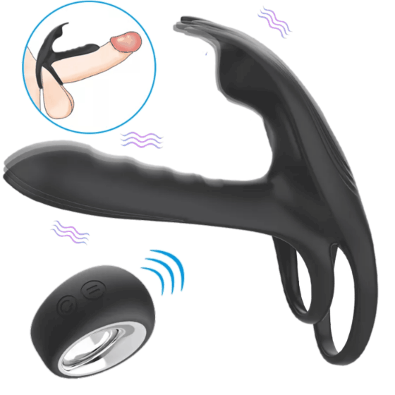 Action Time Couples Rabbit Cock Ring Remote Control