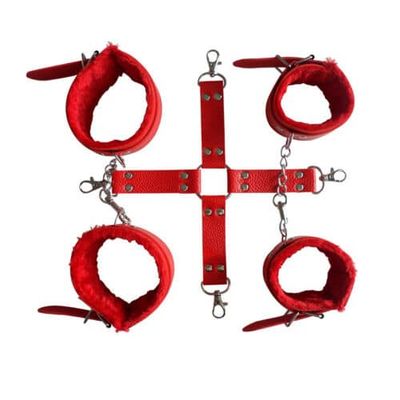 All Night Long: Premium Steady Red BDSM 5 Piece Kit