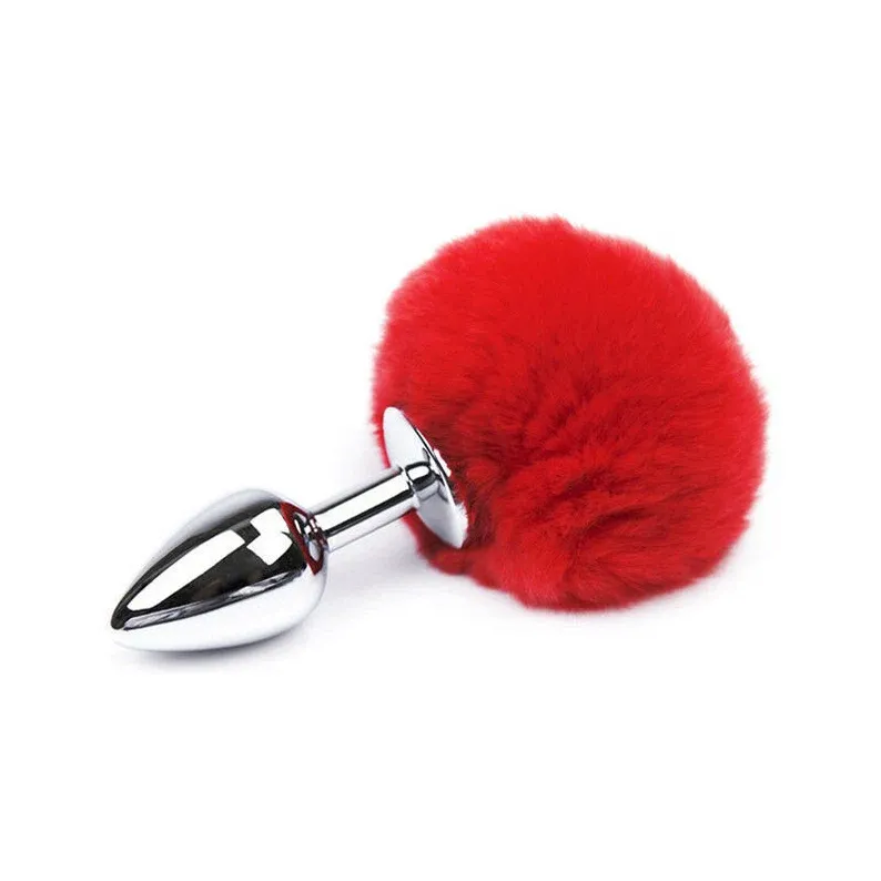 Pom Pom Metal Anal Plug Pom Pom Metal Anal Plug