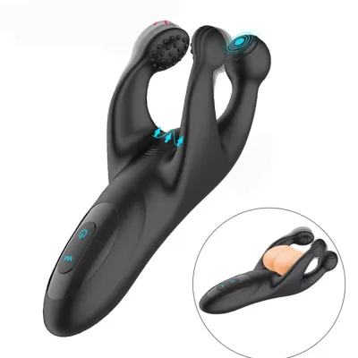 The Rock Hard Cock and Ball Massager