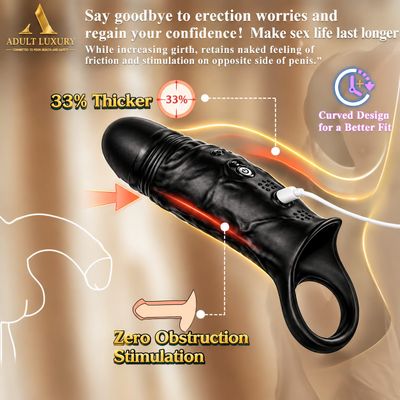 Vibro-Max™ Penis Enlargement Vibrating Sleeve