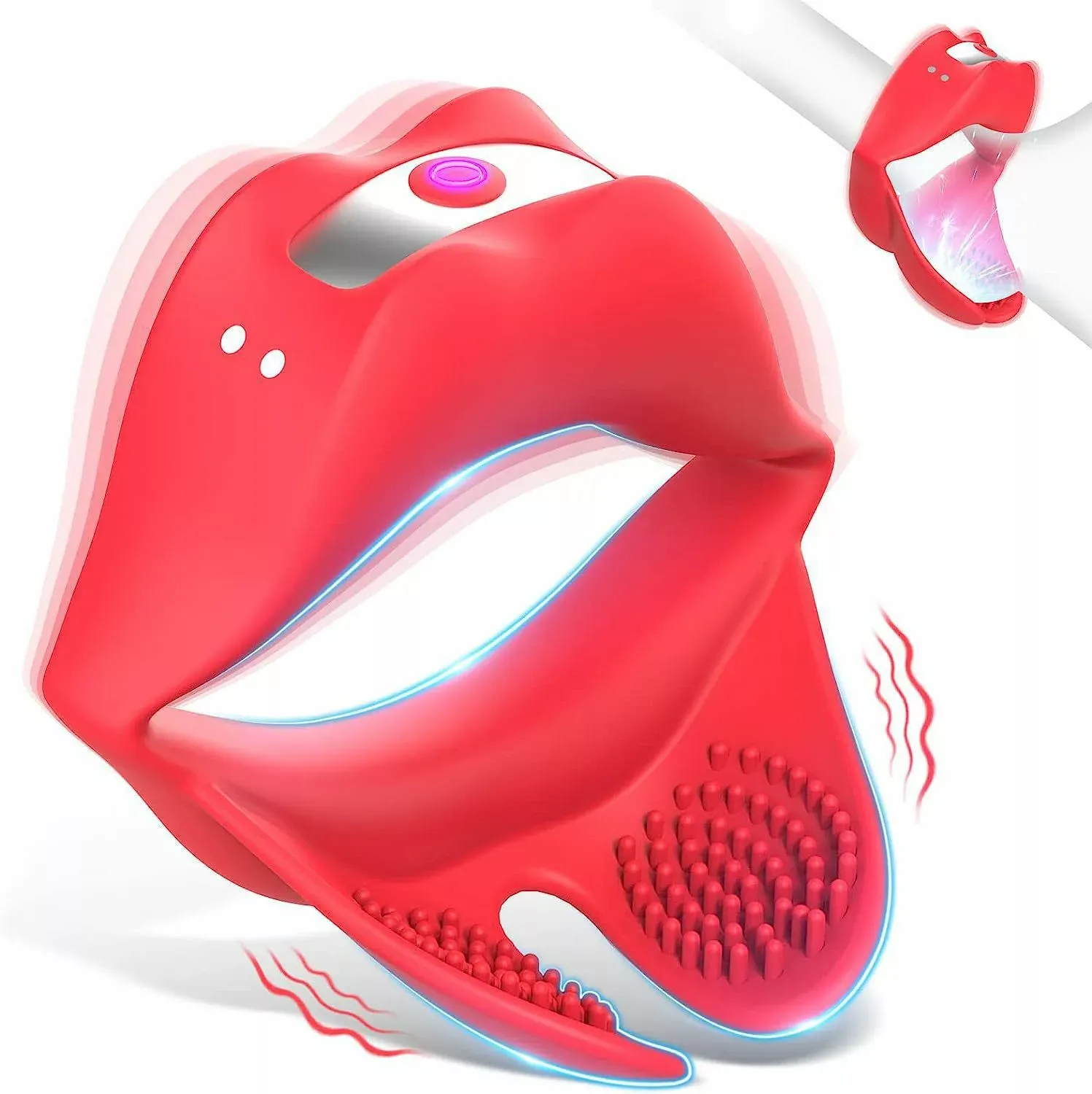 Lip Lock Vibrating Cock Ring