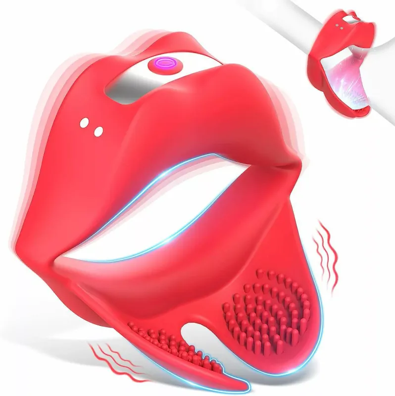 Lip Lock Vibrating Cock Ring