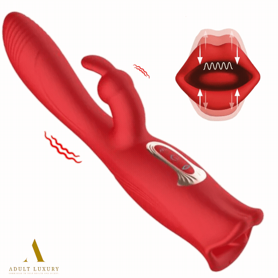 Orgamix's Lustful Lips Multifunctional Vibrator Adult Luxury