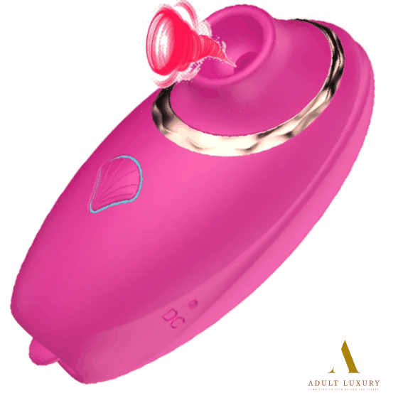 Blooming Pleasure Sucking Licking Vibrator