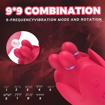 Hybrid-Rose™ Massage 360°Spinning Licking Rose