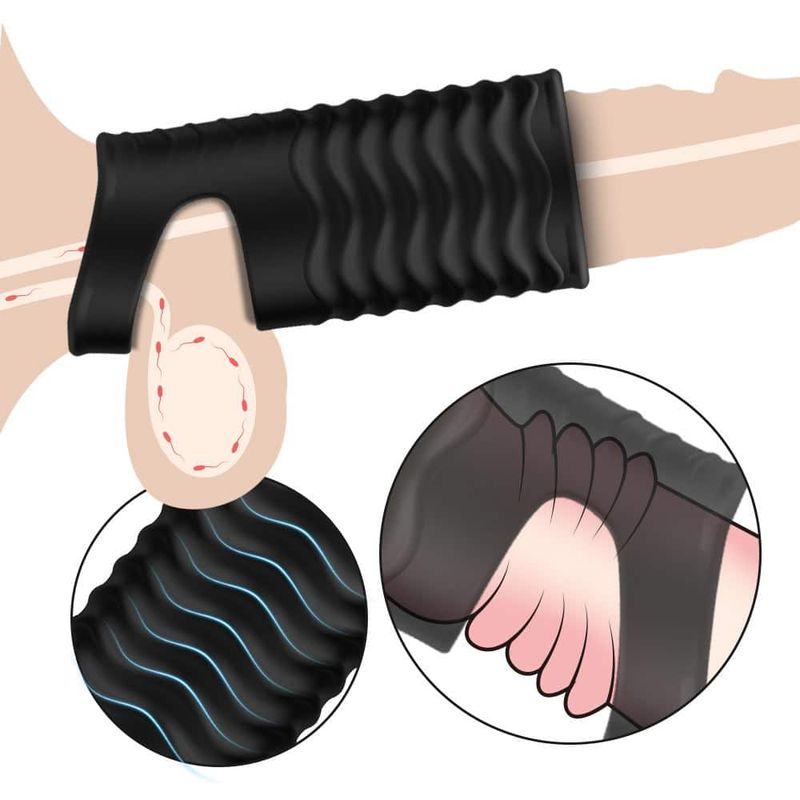 The Big MaX Textured Enlargment Sleeve from Adult Luxury