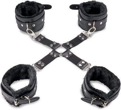 All night long: Premium Steady Black BDSM 5 Piece Kit