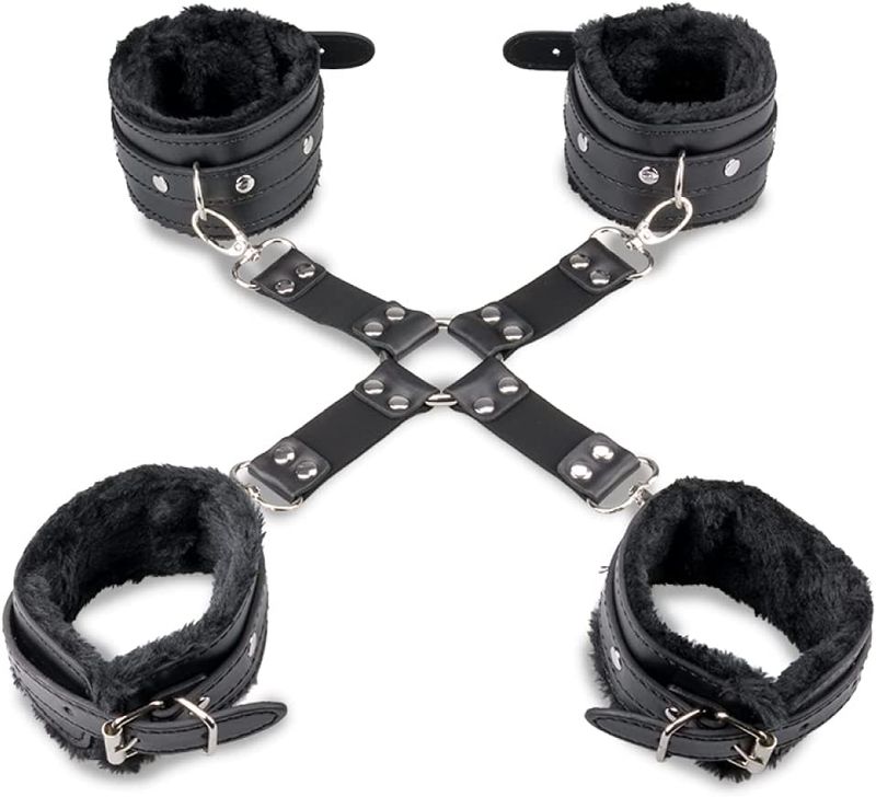 All night long: Premium Steady Black BDSM 5 Piece Kit