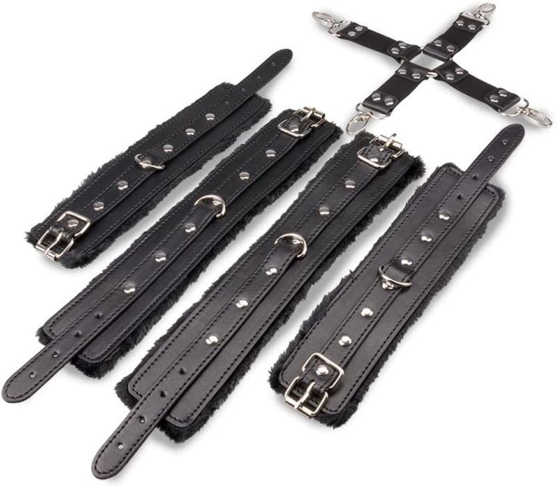 All night long: Premium Steady Black BDSM 5 Piece Kit