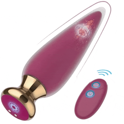 Luxury-Living Vibrating Remote Control Anal Plug