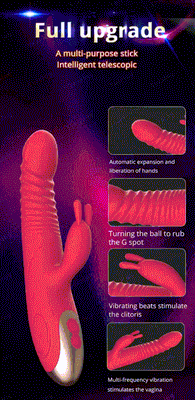 Heating Thrusting Rotating Rabbit Vibrator