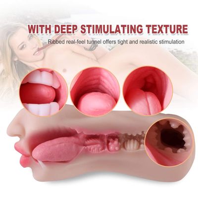 Realistic Double End Masturbator ( Vagina & Mouth)