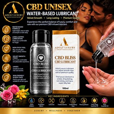 CBD Unisex Water-Based Lubricant