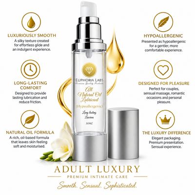 Adult Luxury® Natural Premium Oil Lubricant