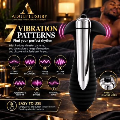 Spiral Vibrating Anal Butt Plug – Adult Luxury®