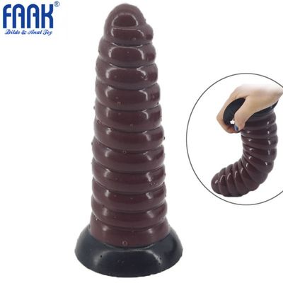 Huge Unicorn Anal Butt Plug - Brown